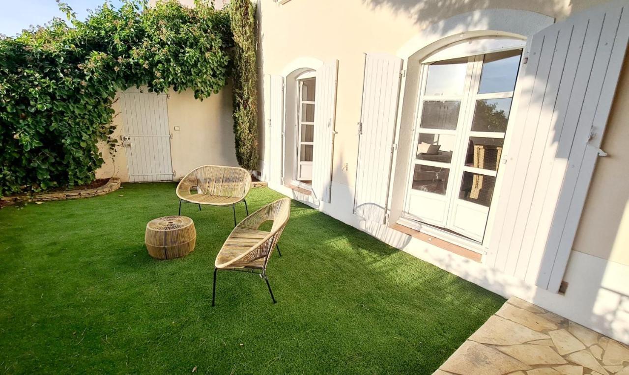 Superbe Villa-Domaine Avec Golf Piscine Et Tennis Saint-Cyr-sur-Mer Bagian luar foto